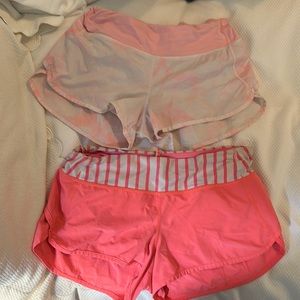 Rare lululemon speed up shorts!